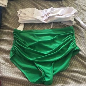 High waisted swim suit!